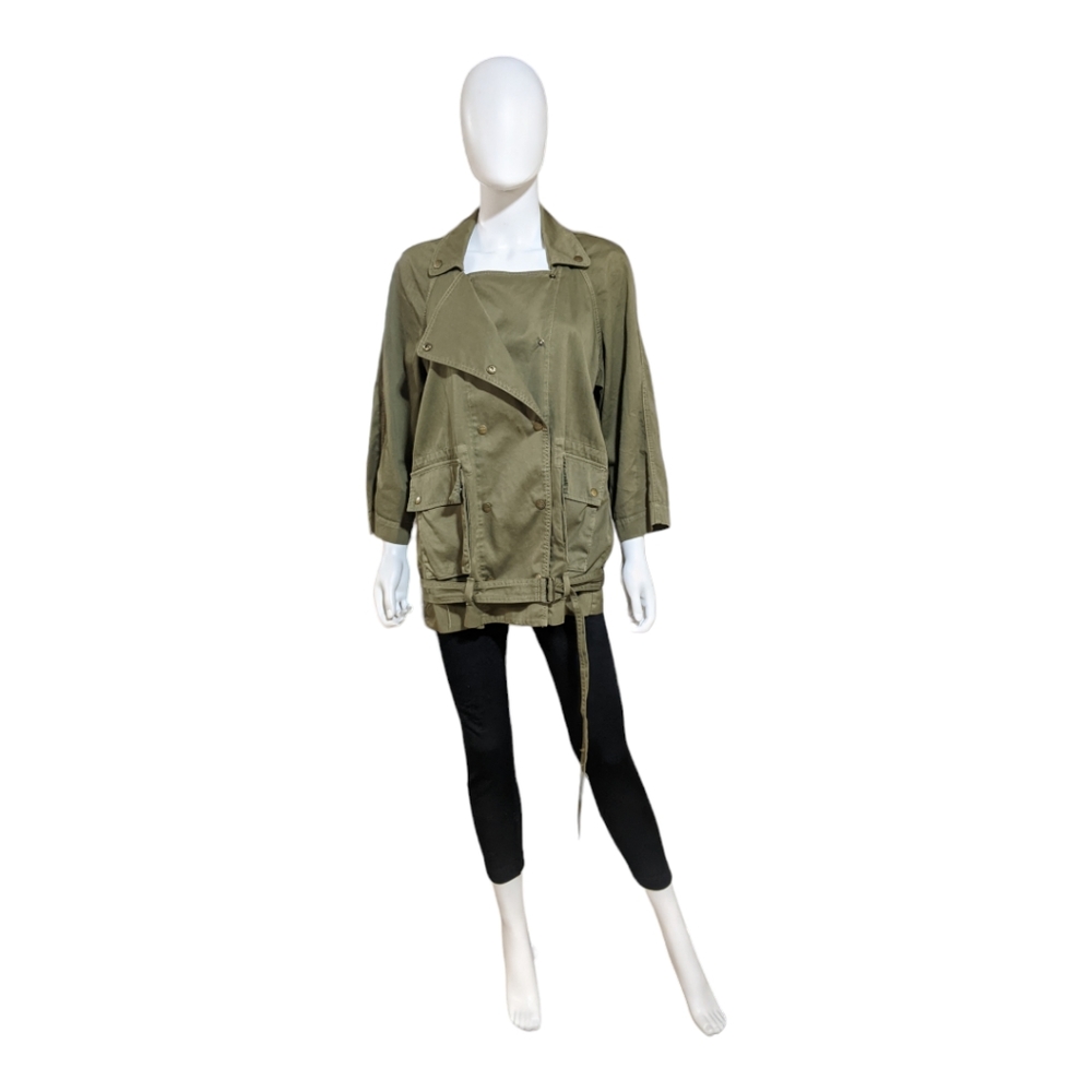 Current/Elliot Military Green Infantry Jacket, 0